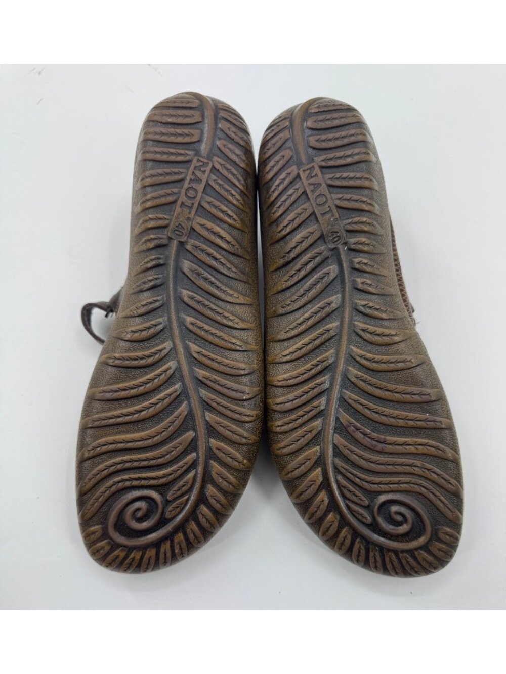 Naot Kirei Womens Brown Leather Mary Jane Shoes Size 9 US 40 EU Cushioned - Picture 10 of 12